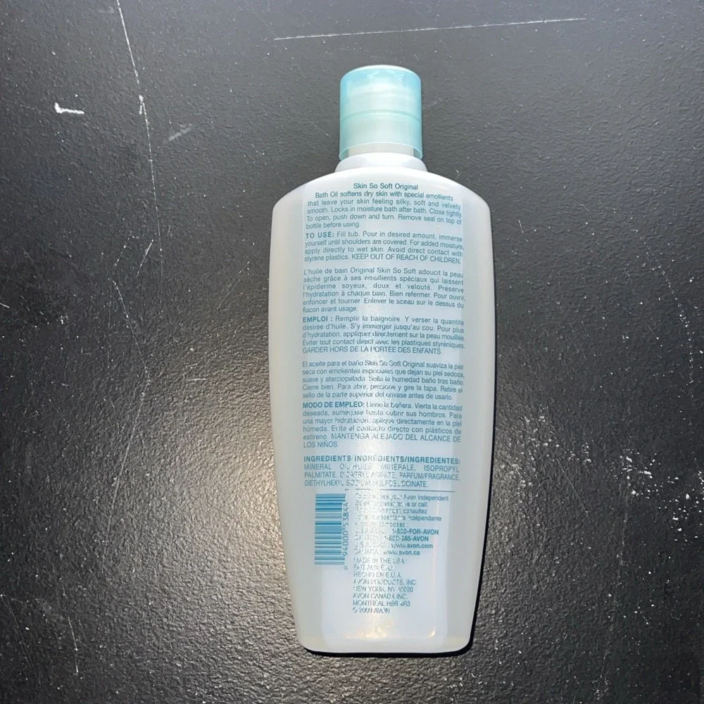 Vintage Original Formula Avon SSS Skin So Soft Bath Oil 16.9 oz NEW